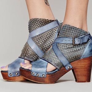 Free People Rendering Wood Heel Clog
